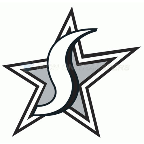 San Antonio Silver Stars Iron-on Stickers (Heat Transfers)NO.8578